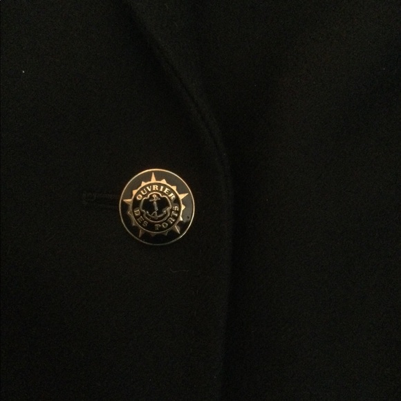 NWOT J. Crew wool black two button blazer. Size 14. - Picture 5 of 6